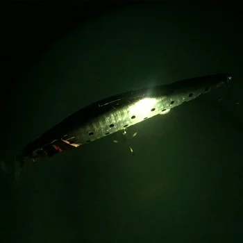LED Povandeninis Naktį Šviesos Mini LED Povandeninis Naktį Juokinga Žuvies Formos Žvejybos Šviesos Masalą privilioti Žuvis, Žvejybos Reikmenys