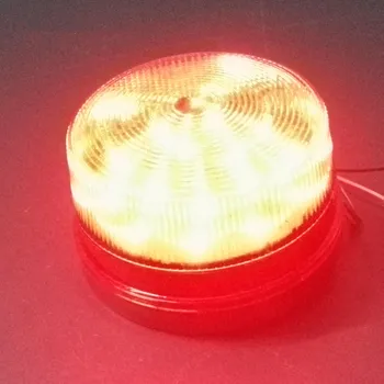 LED Įspėjimo Lemputė Sukasi Mirksintis Signalas Bokštas Lempos AC/DC12V Raudona Led Strobe šviesos Pramonės Signalas Mini Įspėjamasis žibintas