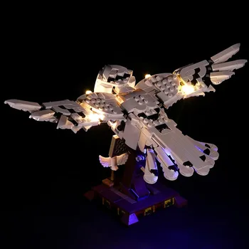 LED Žibintai Rinkiniai 75979 HarryED Modelis PotterING HedwiglysING Sparnus lMagical Vaikams Kalėdų Dovanos (Tik Led Žibintai,Nr. Blokai)