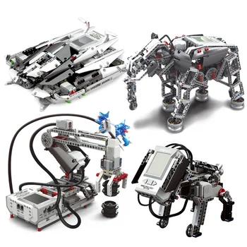 Legoing EV3 Robotų Programavimo konstruktyvaus Švietimo Rinkinys GARO Suderinama EV5 45544 31313 Robotas 