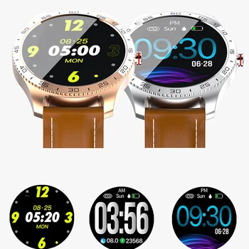 LEMFO Smartwatch Vyrai Moterys IP67 atsparus Vandeniui Visiškai Apvalios Jutiklinis Ekranas 15 Dienų Ilgo Laukimo Sporto Smart Žiūrėti pk huawei žiūrėti gt 2