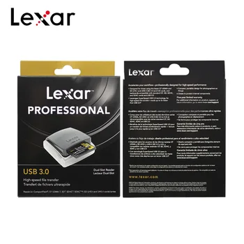 Lexar Išorinis Kortelių Skaitytuvas greitųjų 2 in 1 Profesinės USB 3.0 CompactFlash SDXC/SDHC CF Kortelė SD Card Dual-Slot Skaitytuvas