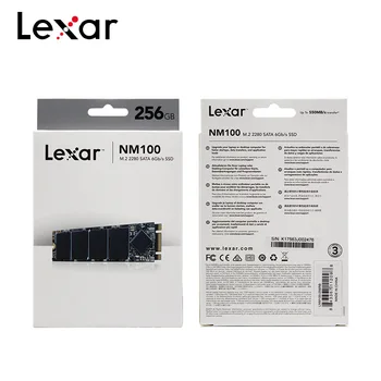 Lexar NM100 M. 2280 2 SATA III (6Gb/s) Vidinio Kietojo Disko 256 GB 128 GB SSD Iki 550MB/s Sąsiuvinis Stalinį Kompiuterį