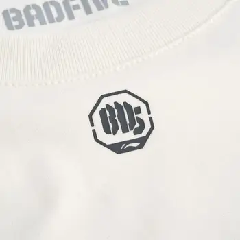 Li-Ning Moterų Krepšinio BADFIVE Marškinėliai Medvilnės Prarasti Kvėpuojantis li ning Pamušalas Apkarpytos Sporto Tees Viršūnes AHSQ106