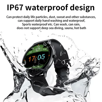LIGE 2020 Naujas Pilnas Touch Screen Smart Watch Vyrų Širdies ritmas, Kraujo Deguonies Stebėsenos Daugiafunkcinis sporto vandeniui smartwatch