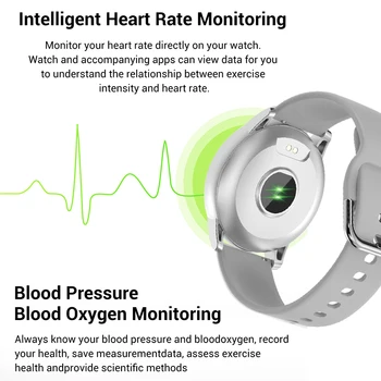 LIGE 2020 Naujas Smart Watch Moterų Širdies ritmas, Kraujo Spaudimas Daugiafunkcį Ponios Smartwatch Vyrų Fitneso Tracker 