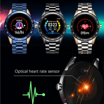 LIGE Naujas Smart Žiūrėti IP68 Širdies ritmo Monitorius Fitneso Žiūrėti Kraujo Spaudimas Žadintuvas Pedometer Sporto Smart Watch Vyrai Moterys+Box