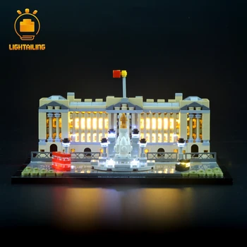 LIGHTAILING LED Šviesos Rinkinys Architektūros Bakingemo Rūmai Apšvietimo Komplektas Suderinama Su 21029 (neįeina Modelis)