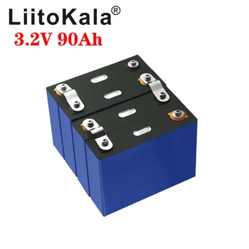 LiitoKala 3.2 v 90Ah LifePo4 baterija ličio 270A 3C didelio nutekėjimo, 