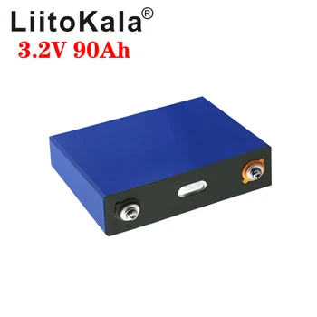LiitoKala 3.2 v 90Ah LifePo4 baterija ličio 270A 3C didelio nutekėjimo, 