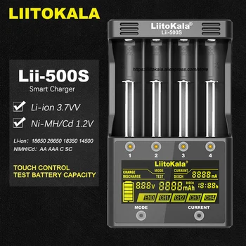 Liitokala Lii-500 Lii-PD4 LCD), 3,7 V 18650 18350 18500 21700 20700B 20700 14500 26650 AA NiMH ar Ličio Baterija Įkroviklis