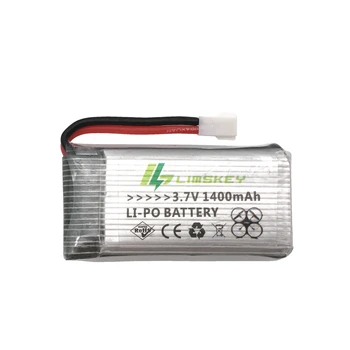 Limskey 1400mAh 3.7 V LiPo Baterija SYMA X5SC X5SW X5HW X5UW baterija su Krovikliu Drone Quadcopter 3.7 V, 1400 mah Lipo Baterijos