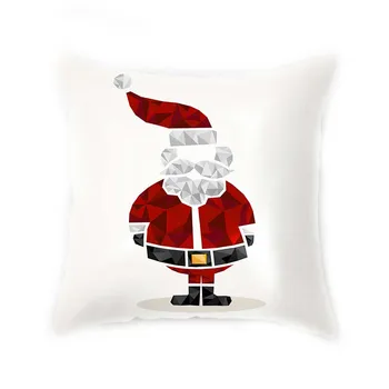 Linksmų Kalėdų Dekoratyvinė Pagalvėlė Padengti Sofa Automobilių Poliesteris Užvalkalas Aikštėje Pagalvės užvalkalą Santa Žiemos Kalėdų Dovana 45X45CM