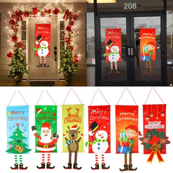 Linksmų Kalėdų Priebučio Duris Reklama Kabo Ornamentu Kalėdinė Dekoracija Namuose Kalėdos Navidad 