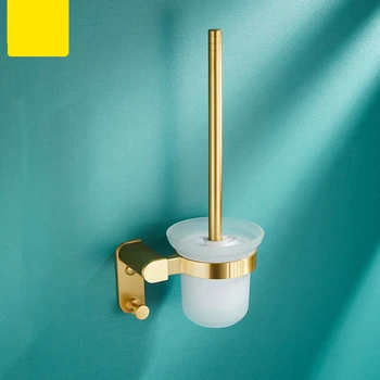 Lipnios vonios aksesuarai prabanga brushed gold vonios rankšluosčių džiovykla tualetinio popieriaus ritinėlio laikiklis dvigubas lazdele vonios kambarys pakabukas rinkinys