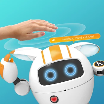 LISM R14 vaikams, Žaislai anglų kalba Robotas Žaislas Bakstelėkite Palieskite Dainuoti Ir Šokti Švietimo Žaislai Su LED Šviesos Vaikščioti slydimo judesio