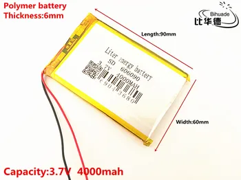 Litro energijos baterija 3.7 V originalus dual variklio N70HD 606090 įmontuota baterija 4000mAh polimeras ličio baterijos