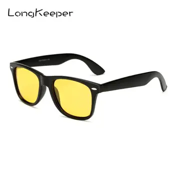 LongKeeper Poliarizuoti akiniai nuo saulės Unisex Aikštėje Derliaus Saulės Akiniai Garsaus Prekės ženklo Veidrodis Akiniai nuo saulės šviesą Feminino Moterims, Vyrams