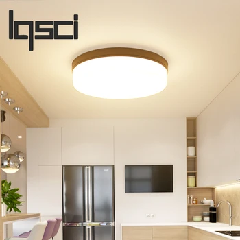 Lqsci LED Panel Šviesos Apskrito Skydelio Lemputė 24W lempa 36W 48W LED Lubų Šviesos AC 85-265V kambarį patalpų apšvietimas