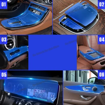 Lsrtw2017 TPU Automobilio pavarų gps navigacijos ekrano skydelio Anti-scratch Plėvele Apsaugos Mercedes Benz E Klasės w213 2016-2020