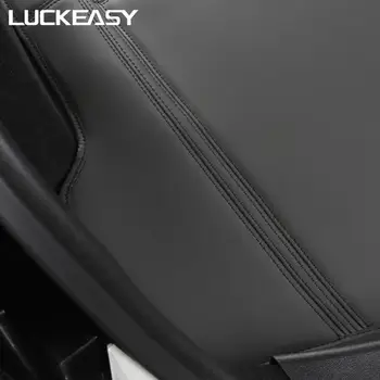 LUCKEASY Automobilio bagažo skyriaus kilimėlis Tesla Model 3 2017-2019 Automobilių mikropluošto odos dėvėti Grindų Kilimėlis