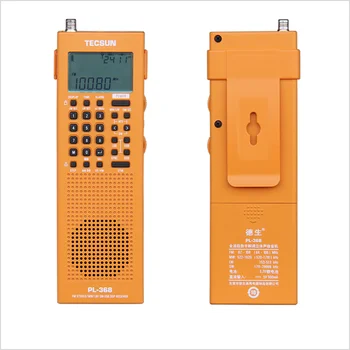 Lusya TECSUN PL-368 Mini Nešiojamieji SSB Garso 64-108MHZ DSP ETM ATS FM-Stereo, MW, SW Pasaulio Juostos, Stereo Radijas
