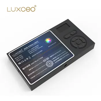 LUXCEO P03 Kišenėje RGB LED Vaizdo Šviesos 2500K-6500K Fotoaparatas Dual Spalvų Vaizdo Studija Šviesos CRI 96+ Built-in Bat