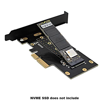 M. 2 NVME SSD į PCIe x4 Kortelių Keitiklis,2230,2242,2260,2280 NVM Express PCI-e Adapterį, x4,x8,x16 Lizdas w/PCI Dangtelio Tvirtinimo kronšteinai
