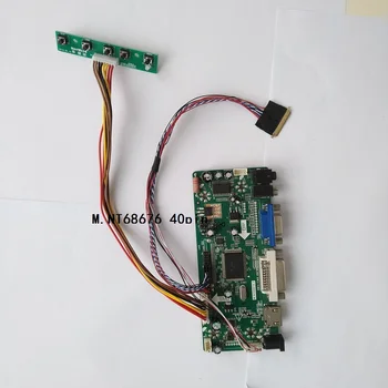 M. NT68676 HDMI LED LCD DVI VGA LVDS Valdiklio tvarkyklę valdybos LP156WH2(TL)(A1)/(TL)(AA) 1366X768 kabelis skydelio ekranas