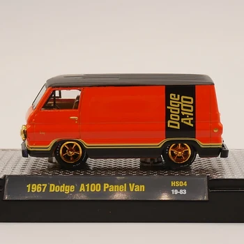 M2 1:64 Metalo žaislas automobilis diecast automobilio modelį 1967 Dodge A100 Panel Van