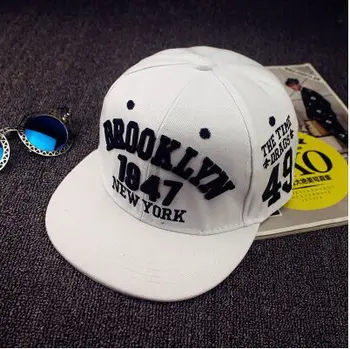 Mados 1947 Brooklyn Stiliaus Snapback Beisbolo kepuraitę Skrybėlės Geros Kokybės Snapback Dangtelį New York Hip-hop Bžūp