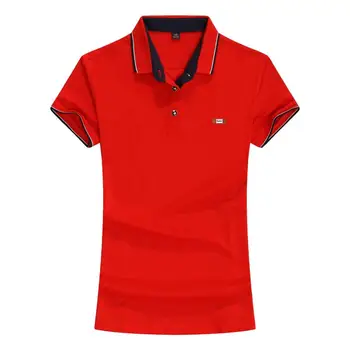 Mados 2019 m. Vasaros Moterų trumpomis rankovėmis polo marškinėliai S-3XL medvilnės atsitiktinis moterų prekės atvartas tees vientisos spalvos plonas moterų topai