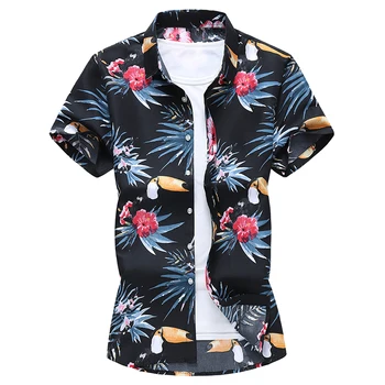 Mados 9 Stiliaus Dizainas Trumpas Rankovės Atsitiktinis Marškinėliai vyriški Spausdinti Paplūdimio Palaidinė 2021 M. Vasaros Drabužių ir Azijos OveSize 5XL 6XL 7XL