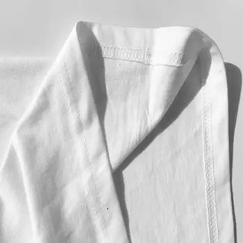 Mados atvykimo 2020 m. Aukštos Kokybės vientisos Spalvos Tuščią Medvilnės marškinėlius Moterims Kvėpuojantis Anti-pilling Baltoji Moteris Pasėlių Marškinėlius