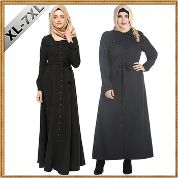 Mados Juoda Musulmonų Moterų Suknelės, Plius Dydis 7XL Islamo Drabužių Abaja Suknelė Moterims Ilga Suknelė Elegantiškas Arabų Drabužis Abaja