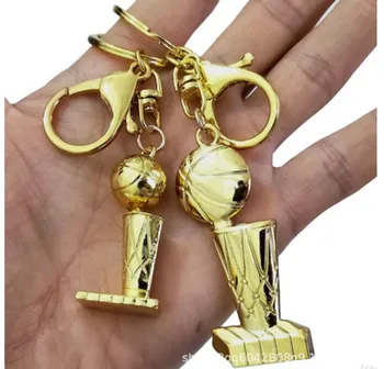 Mados Krepšinio Metalo keychain raktų žiedas key chain Už Lario Bryant Taurės 