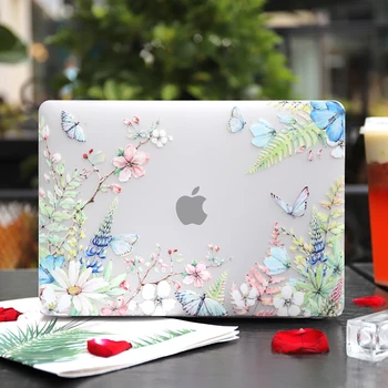 Mados Marmuro Modelio Nešiojamas Atveju Klaviatūros Dangtelis Nauja MacBook Air 13 2019 2020 Pro 13.3 15 colių 