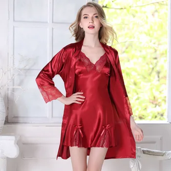 Mados Moterų apdaras ir pižamą rinkiniai sexy nėrinių moteris sleepwear rinkiniai pajama suknelė