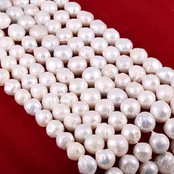 Mados Natūralių Gėlavandenių Perlų Duobute Turas Prarasti Atskirai Karoliukų, skirta 