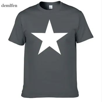 Mados Prekės ženklo Red Star T Shirt Mens Novetly Juokinga trumpomis Rankovėmis T-shirt Viršūnes 3D Spausdinimo Fitneso O Kaklo Marškinėliai Camisetas Tees