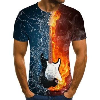 Mados vasaros vyriški T-shirt katė 3D spausdinimo modelio skylė vyrų T-shirt kvėpuojantis gatvės viršuje spausdinimo laisvalaikio T-shirt vyrai XXS-6