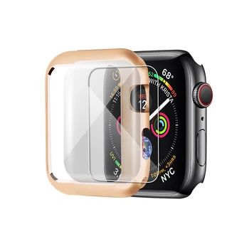 Magnetinis Dangtelis Apple Žiūrėti Atveju 42mm/38mm Iwatch Juosta 5 Screen Protector Apsauginė Stiklo 