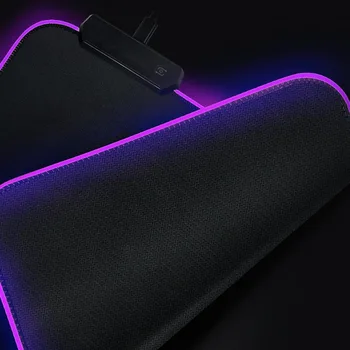 Mairuige Seksuali Mergina Is Didelio LED RGB Šviesos Vandeniui Gaming Mouse Pad USB Laidinio Žaidėjus Kilimėlis Pelės Kilimėlis 7 Spalvų CSGO DOTA