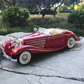 Maisto 1:18 1936 Mercedes 500k automobilių lieti automobilio modelis, modeliavimas, automobilių apdailos surinkimo dovana žaislas liejimo modelis berniukas žaislas