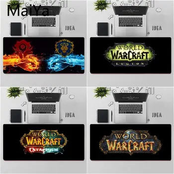 Maiya Aukštos Kokybės World of Warcraft Guma Pelės Patvarus Darbalaukio Kilimėlis Guminis Kompiuterinių Žaidimų kilimėlis