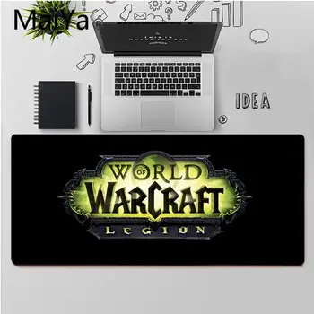 Maiya Aukštos Kokybės World of Warcraft Guma Pelės Patvarus Darbalaukio Kilimėlis Guminis Kompiuterinių Žaidimų kilimėlis