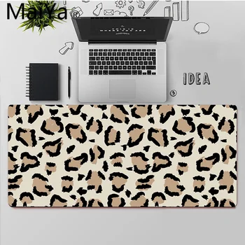 Maiya Aukščiausios Kokybės Leopard Print Meno Natūralaus Kaučiuko Žaidimų kilimėlis Stalas Kilimėlis Nemokamas Pristatymas Didelis, Mouse Pad Klaviatūros Kilimėlis