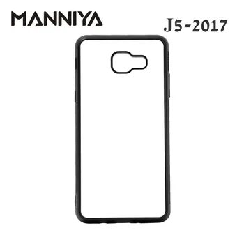 MANNIYA Tuščią Sublimacijos gumos TPU Case for Samsung Galaxy j3 skyrius J4 J5 J6 J7 J8, su Aliuminio Įdėklais, 10vnt/daug