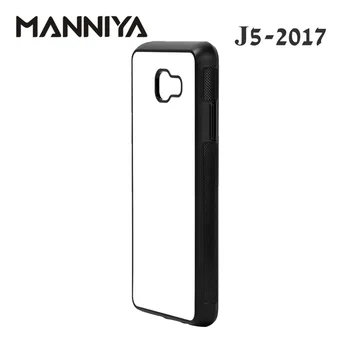 MANNIYA Tuščią Sublimacijos gumos TPU Case for Samsung Galaxy j3 skyrius J4 J5 J6 J7 J8, su Aliuminio Įdėklais, 10vnt/daug