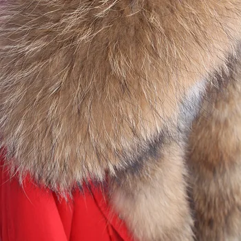 Maomaokong žiemos gamtos meškėnas kailių apykaklės nekilnojamojo kailių paltai raudonosios armijos žalia natūralaus triušio kailio pamušalu parkas žiemos paltai moterims